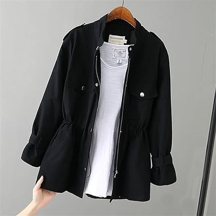 Dame Trenchcoat Elegante Klassieke Stijl