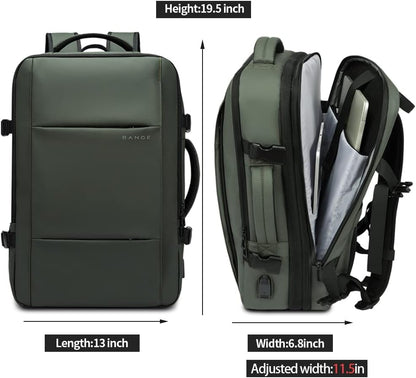 Reisrugzak Waterdicht 26-45L met Laptopvak en Handvat