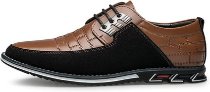 Leren Herenschoenen Stijlvol zwart Comfortabel