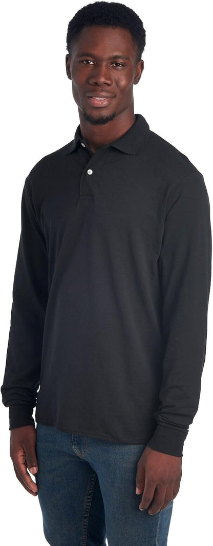 Heren Polo Lange Mouw Klassiek Casuel