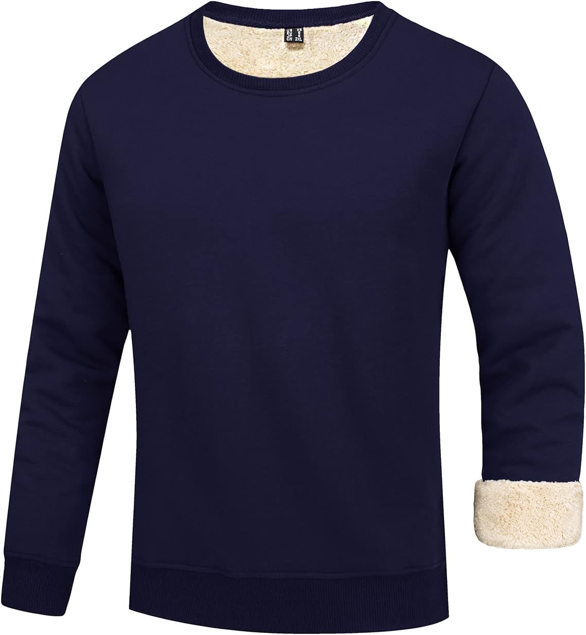 Heren Fleece Sweatshirt Zacht en Warm