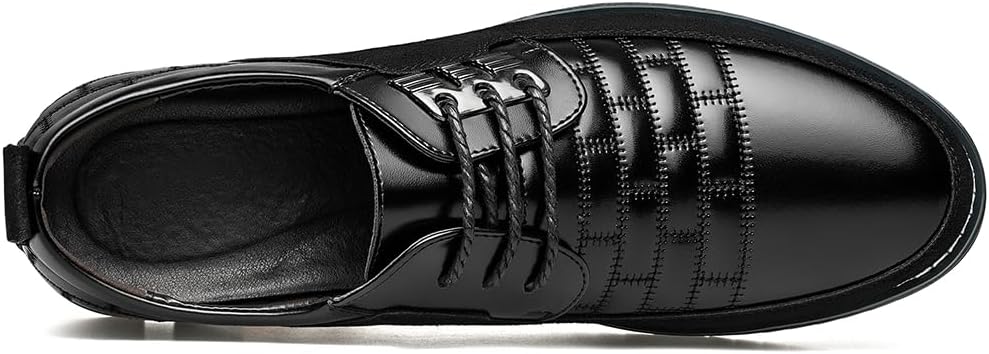 Leren Herenschoenen Stijlvol zwart Comfortabel