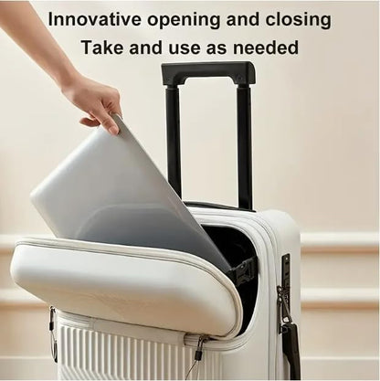 Handbagagekoffer Harde Shell met USB, TSA-slot en Bekerhouder