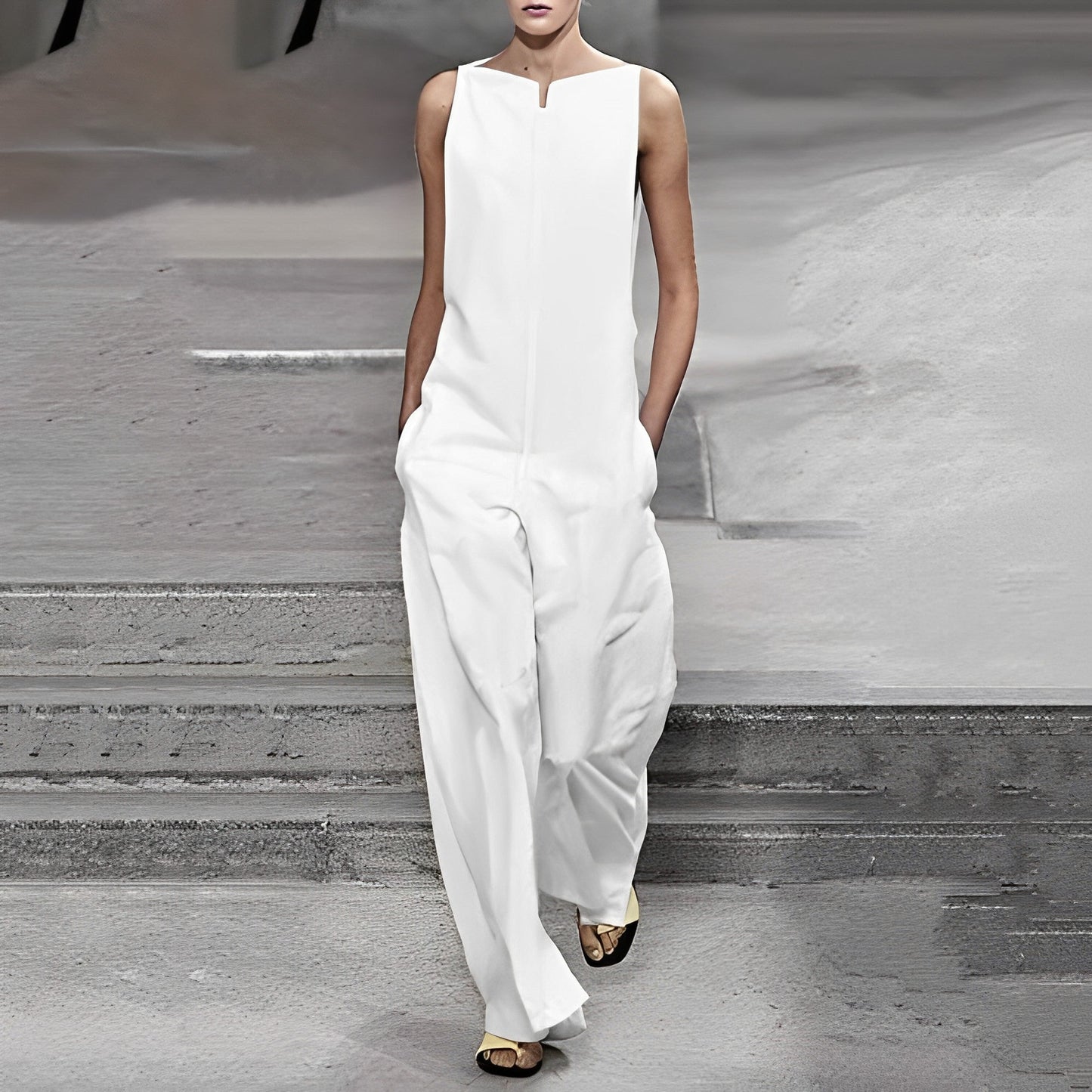 Elegante Dames Jumpsuit Livana Stijlvol Zwart - Mode Vibes