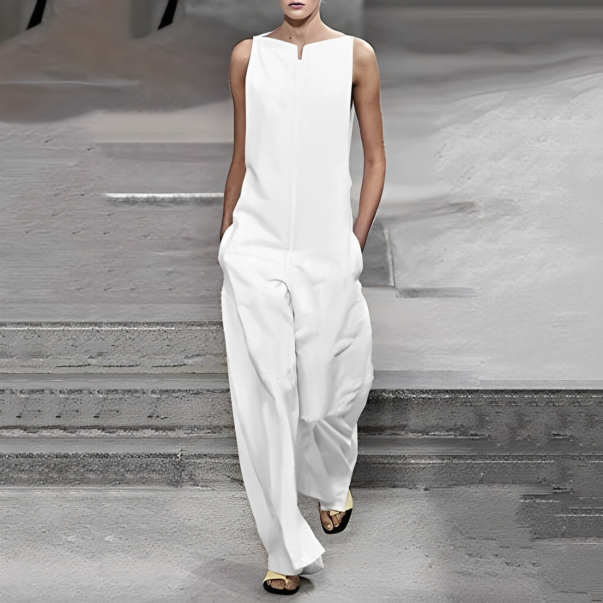 Elegante Dames Jumpsuit Livana Stijlvol Zwart - Mode Vibes