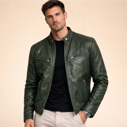 Ruben | Elegant Leren Jack Voor Een Tijdloze Look
