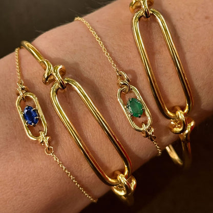 Goudkleurige Geboortesteen Armband voor Dames - Mode Vibes