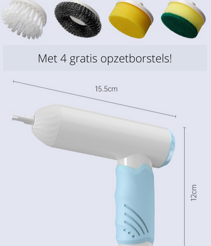 Schoonmaakborstel Set van 4 Delen Multifunctioneel