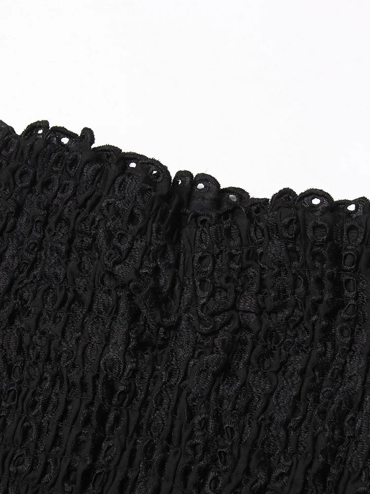 Mini Feestjurk Strapless Trendy Jurk voor Vrouw