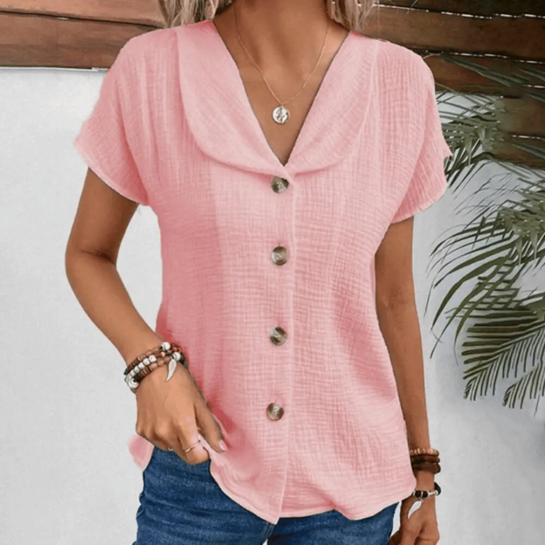 Lichtgewicht Zomer Blouse Stijlvol en Comfortabel
