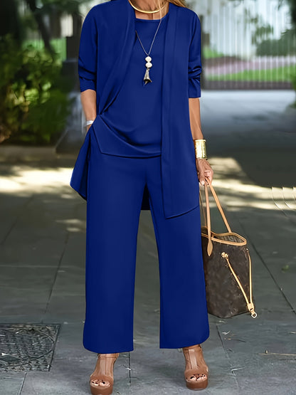 Dames 3-delige Set Elegante Stijl