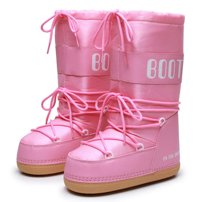 Dames Waterdichte Snowboots Hoge Gewatteerde Comfortabele Laarzen - Mode Vibes
