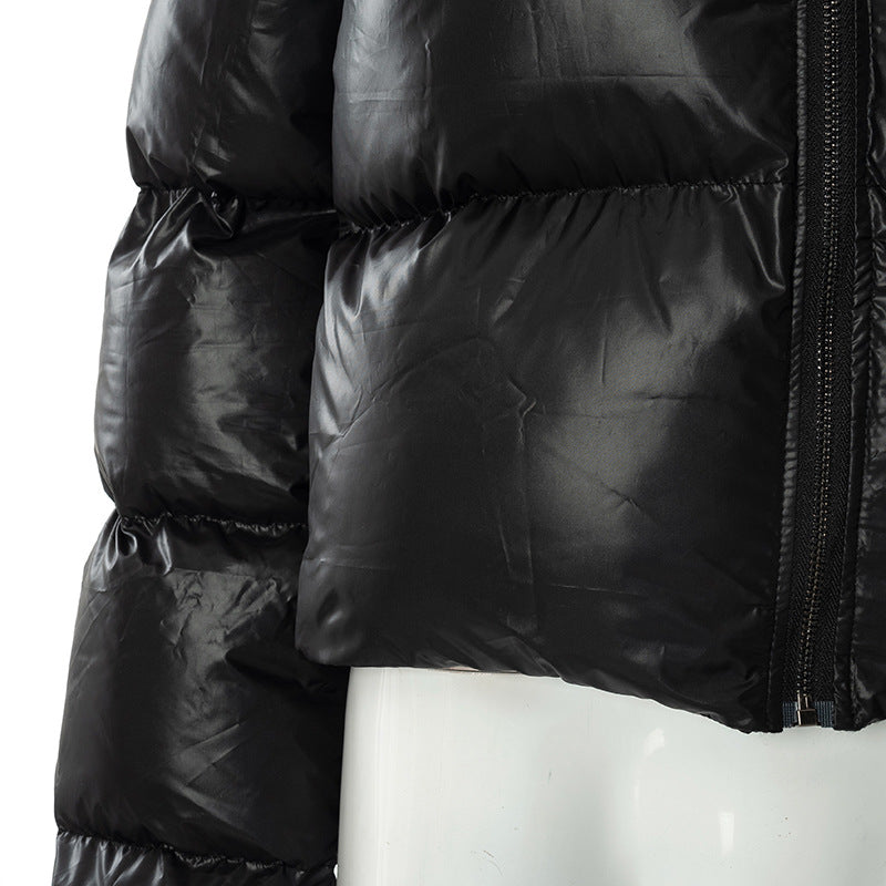 Dames Pufferjas Hoge Kraag Warm en Licht