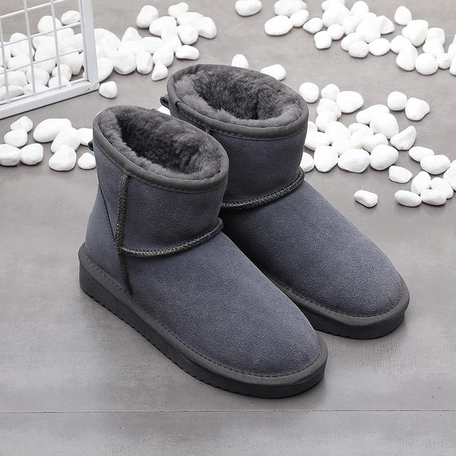 Dames Winterboots Fleece Gevoerd Warm en Waterdicht
