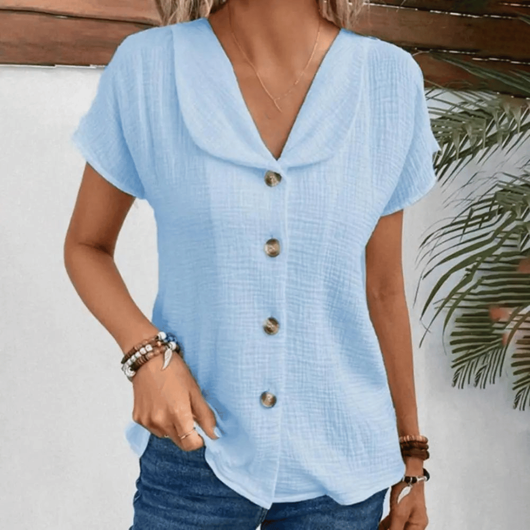 Lichtgewicht Zomer Blouse Stijlvol en Comfortabel