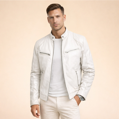 Ruben | Elegant Leren Jack Voor Een Tijdloze Look