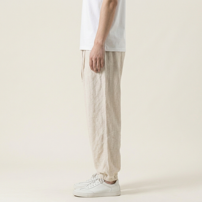 Sebastian | Lichtgewicht en stijlvolle linnen broek