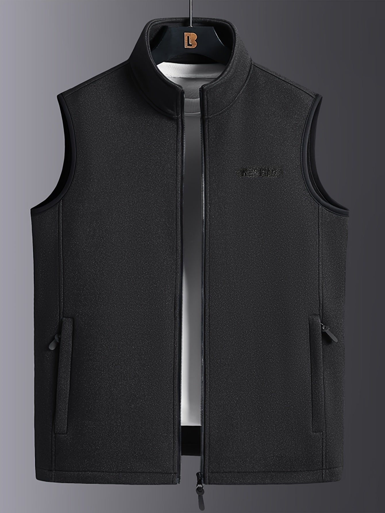 Gaspare | Gilet in pile leggero con colletto rialzato