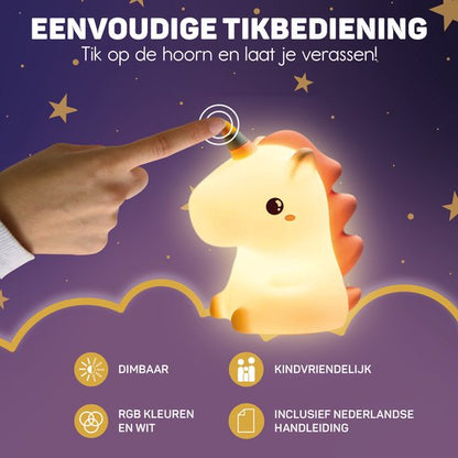Eenhoorn Nachtlampje Klein en Schattig voor Kinderkamer