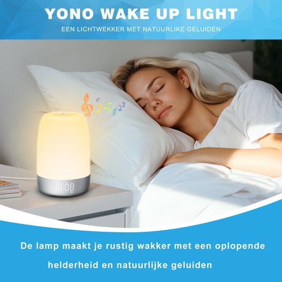 Wake-up Light met Natuurgeluiden en Zonsopgangsimulatie