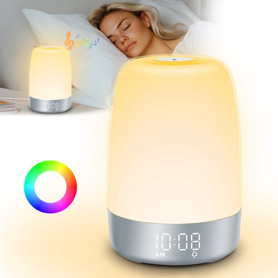 Wake-up Light met Natuurgeluiden en Zonsopgangsimulatie - Mode Vibes