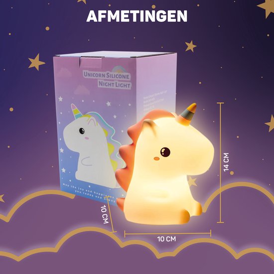 Eenhoorn Nachtlampje Klein en Schattig voor Kinderkamer
