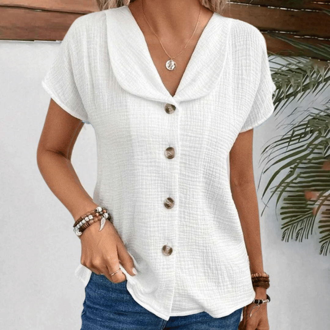 Lichtgewicht Zomer Blouse Stijlvol en Comfortabel - Mode Vibes