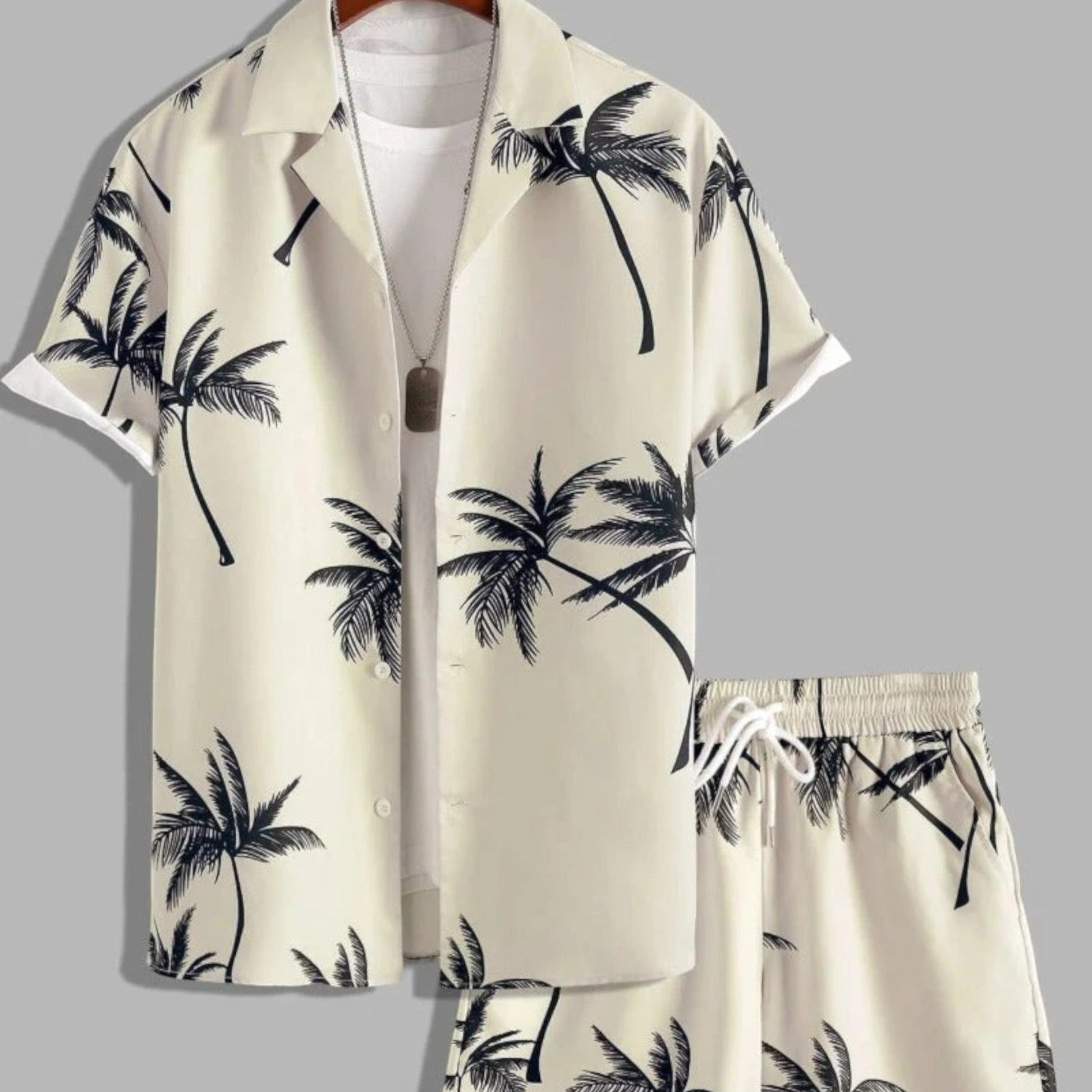 Jorden | Set Estivo a 2 Parti con Camicia Tropicale e Pantaloncini Coordinati 1