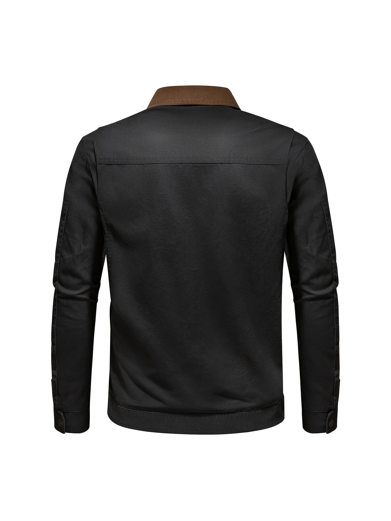 Mannen Casual Jas Met Stijlvolle Kraag