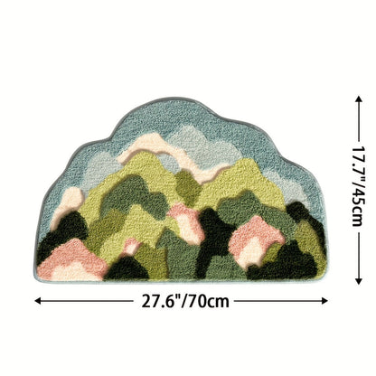 Badmat met Bloemenmotief Zacht en Absorberend