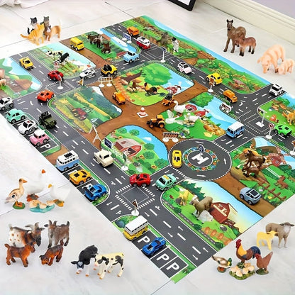 Speelkleed Boerderij en Verkeer voor Kinderen DuoPlay