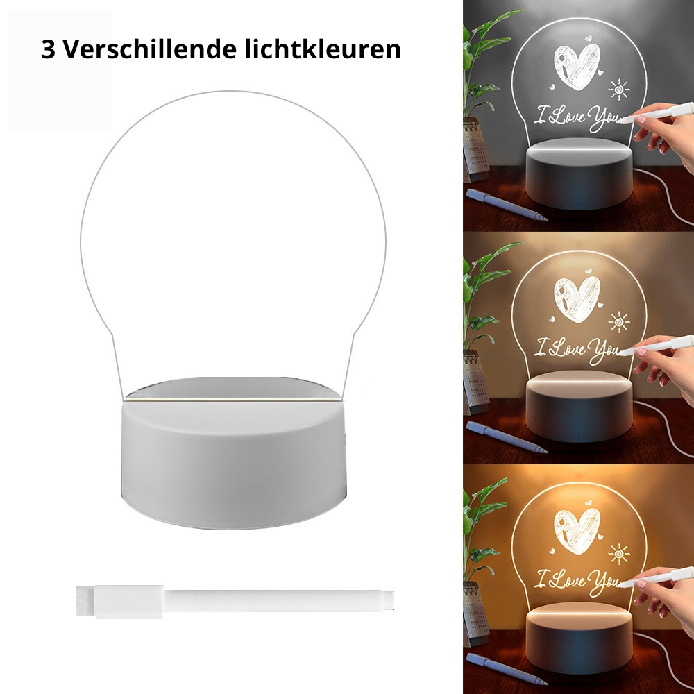 Nachtlamp Met Veranderbaar Design