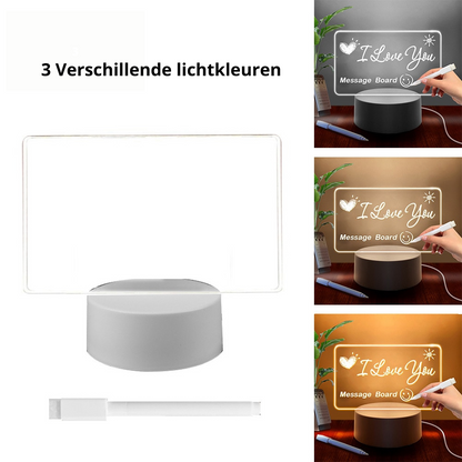 Nachtlamp Met Veranderbaar Design