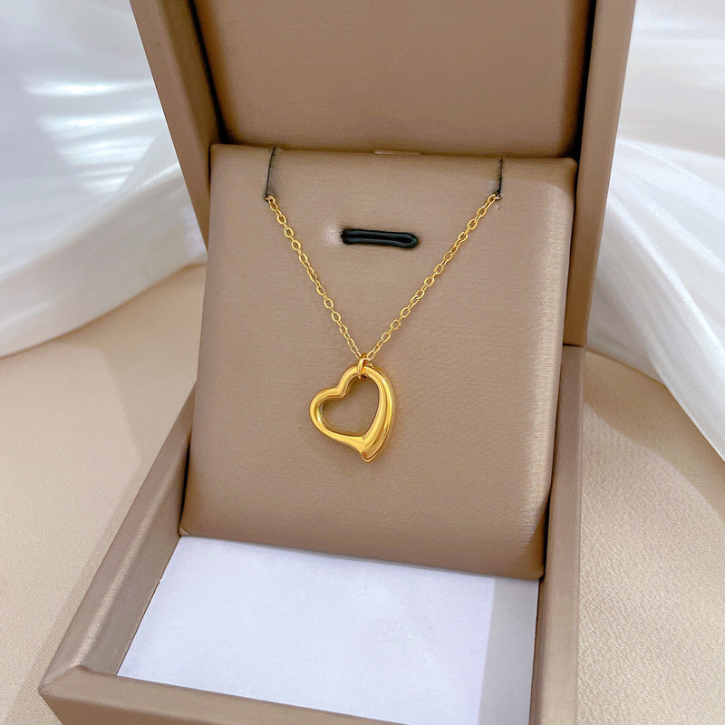 Dames Ketting Hartjes Minimalistisch Zilver
