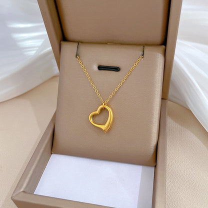 Dames Ketting Hartjes Minimalistisch Zilver