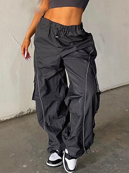 Losse Baggy Broek Streetwear Stijl Uniek Design - Mode Vibes