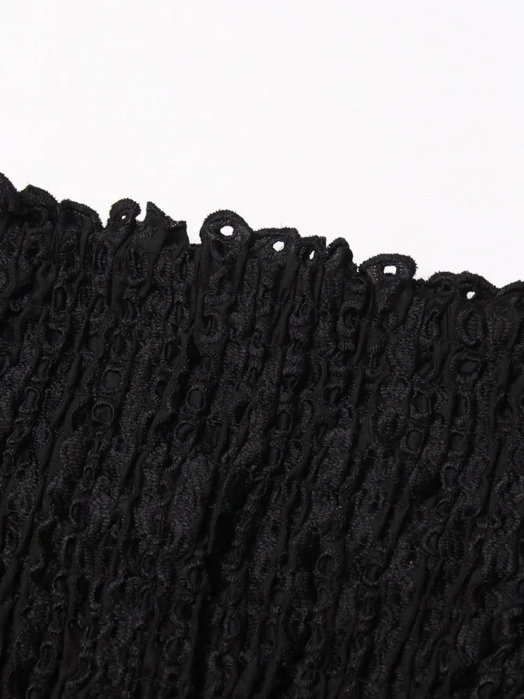 Mini Feestjurk Strapless Trendy Jurk voor Vrouw