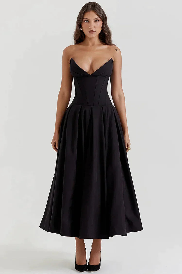 Aurora Elegant Strapless Jurk voor Iconische Schoonheid