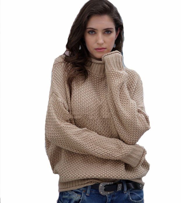 Dames Coltrui Warm en Elegant met Grove Steek
