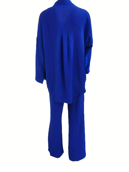 VELANORA- Knoopsluiting Tweedelige Set