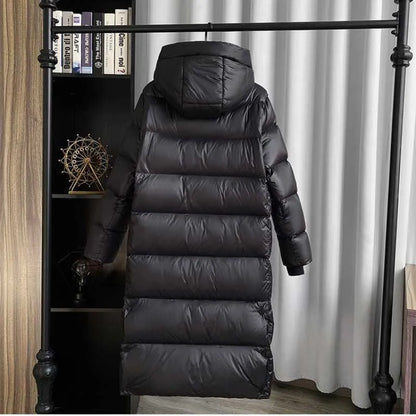Dames Lange Winterjas Warm en Stijlvol