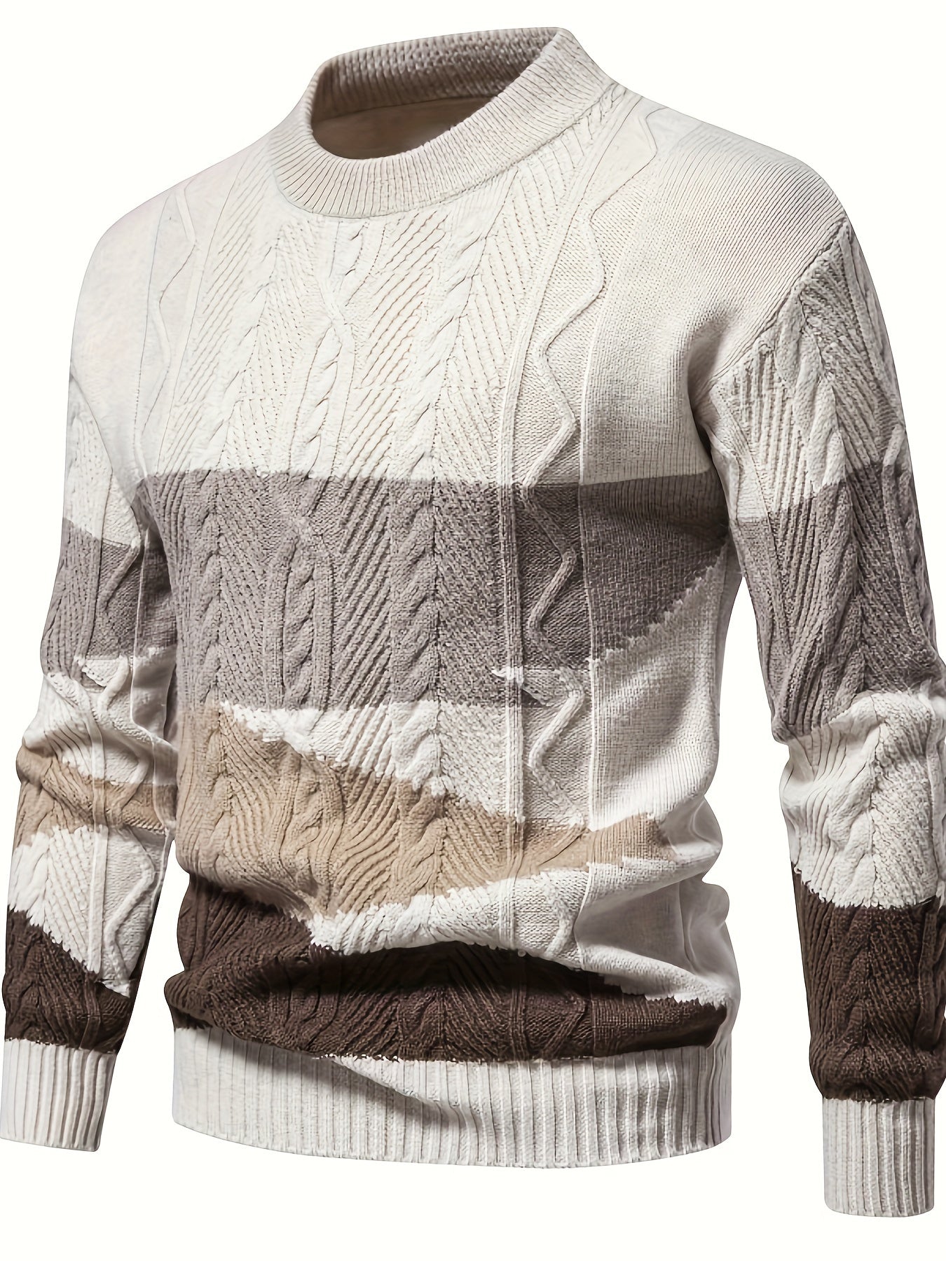 Gebreide Trui Heren Comfortabel Warme Wintertrui - Mode Vibes