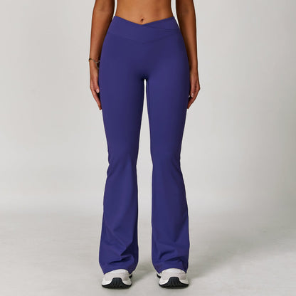 Dames Yoga Broek Hoge Taille Sportbroek met Flare Model