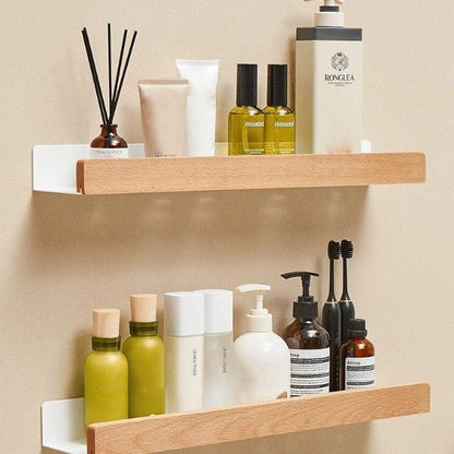 Houten Badkamerplank Massief Warme Look