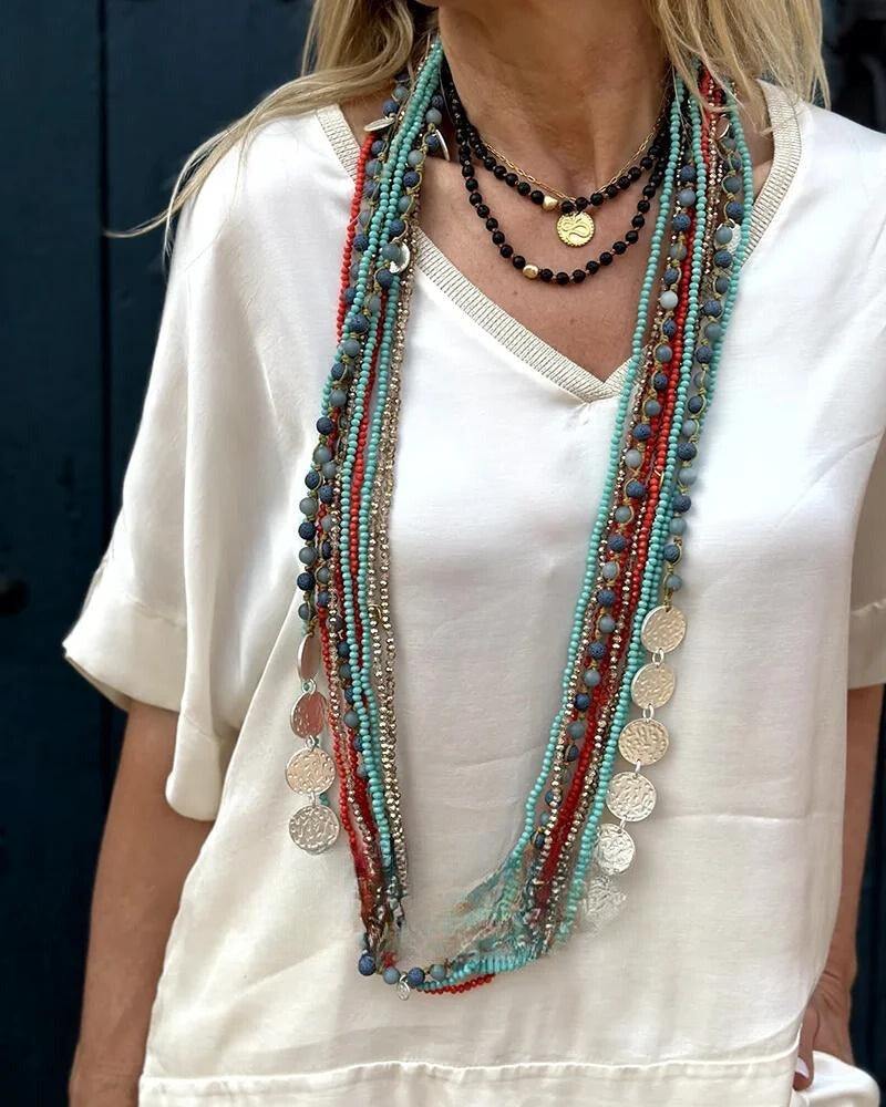 Comfortabele Zomerse Set Top en Broek voor Vrouw - Mode Vibes