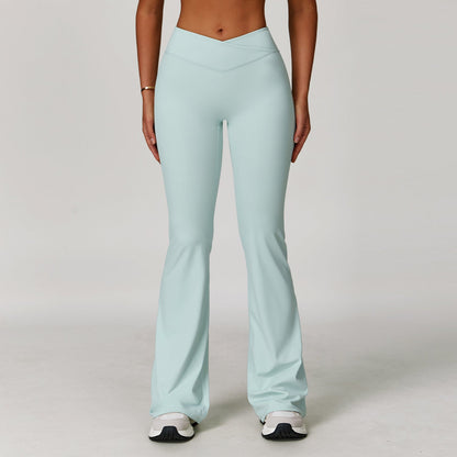 Dames Yoga Broek Hoge Taille Sportbroek met Flare Model