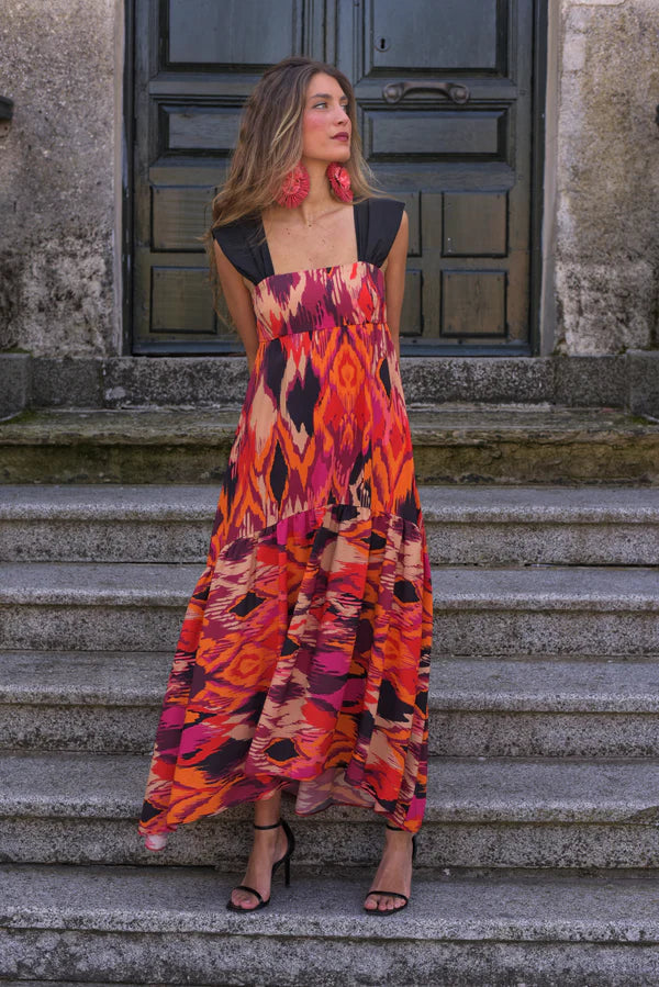 Dames Maxi-jurk Lichtgewicht Zwierig Romantische Stijl