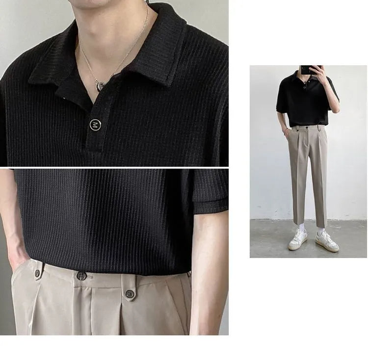 Casuele Heren Poloshirt Los Vervallen Kwaliteit