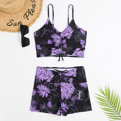 Flower Power Bikini Bloemendesign Trendy damesbadmode