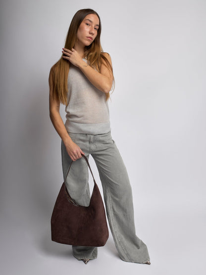 Halfronde Vegan Leren Tote Tas – Stijlvol, Praktisch & Duurzaam
